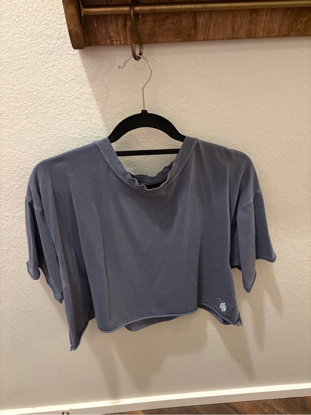 Free People Inspire Tee, Midnight Navy, Size S